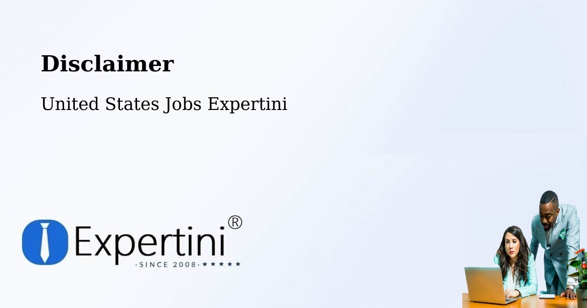 Disclaimer – Sergeant Bluff - United States Jobs Expertini